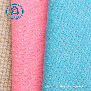 Tissu éponge tricoté en polyester et coton pour tissu